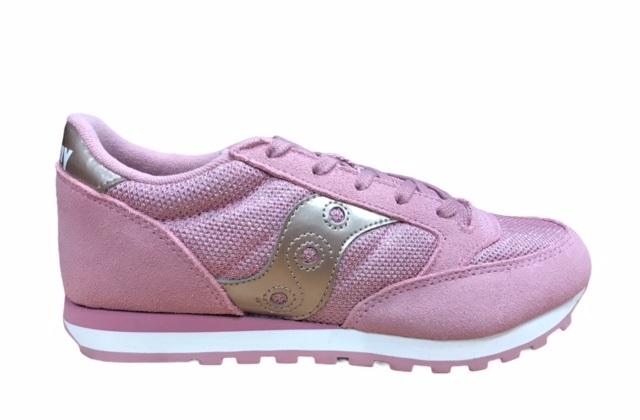 Saucony Originals scarpa sneakers da ragazza Jazz SK159614Y rosa-argento