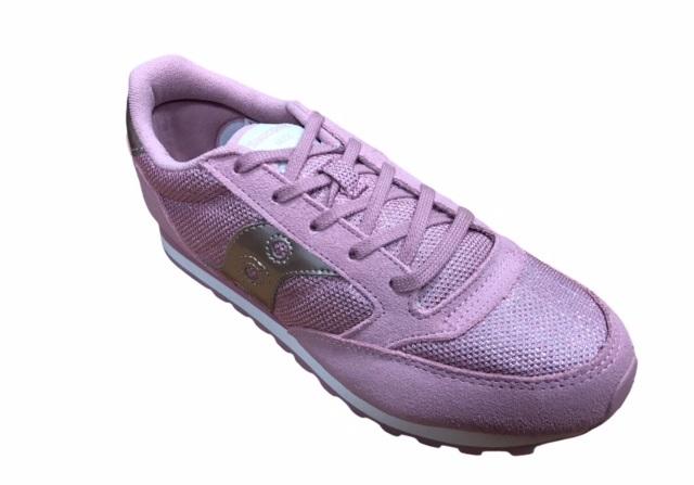 Saucony Originals scarpa sneakers da ragazza Jazz SK159614Y rosa-argento 1