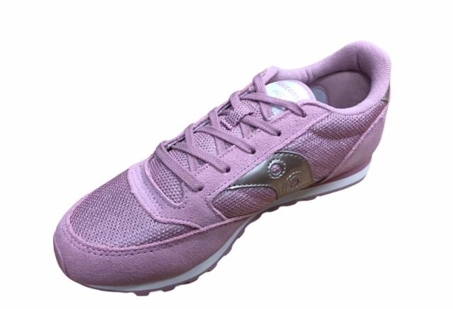 Saucony Originals scarpa sneakers da ragazza Jazz SK159614Y rosa-argento 2