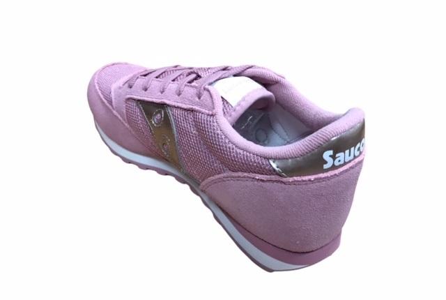 Saucony Originals scarpa sneakers da ragazza Jazz SK159614Y rosa-argento 3
