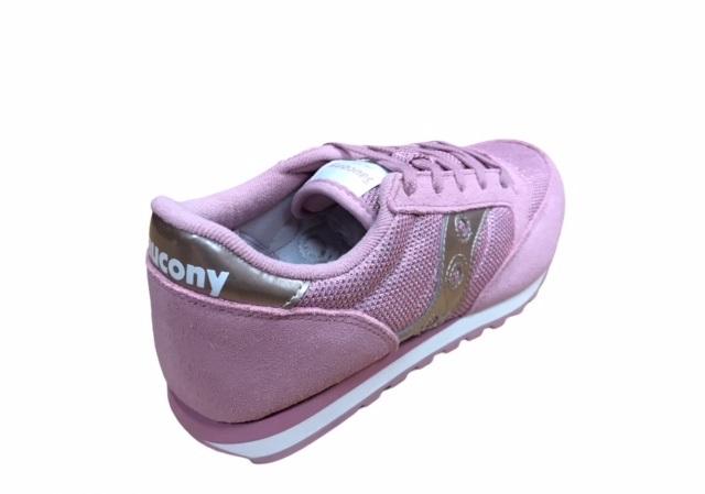 Saucony Originals scarpa sneakers da ragazza Jazz SK159614Y rosa-argento 4