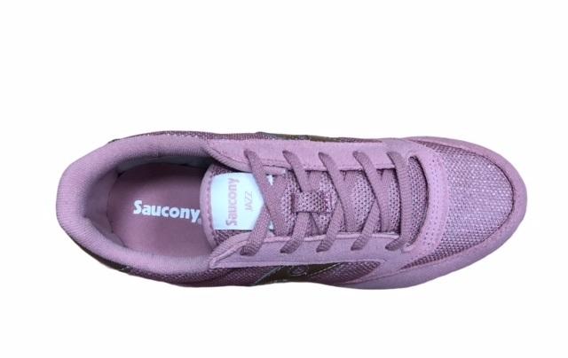 Saucony Originals scarpa sneakers da ragazza Jazz SK159614Y rosa-argento