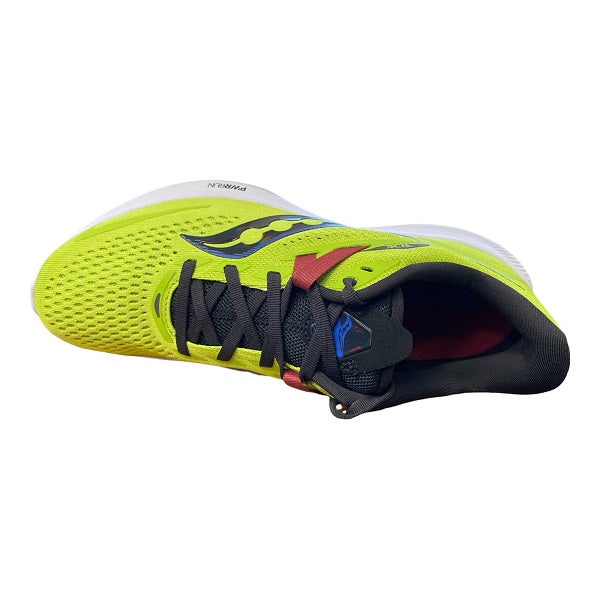 Saucony scarpa running uomo Ride 15 S20729 25 acid lime-spice chaux 1