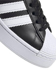 Adidas Originals women's sneakers shoe with wedge Superstar Bold W FV3335 black-white