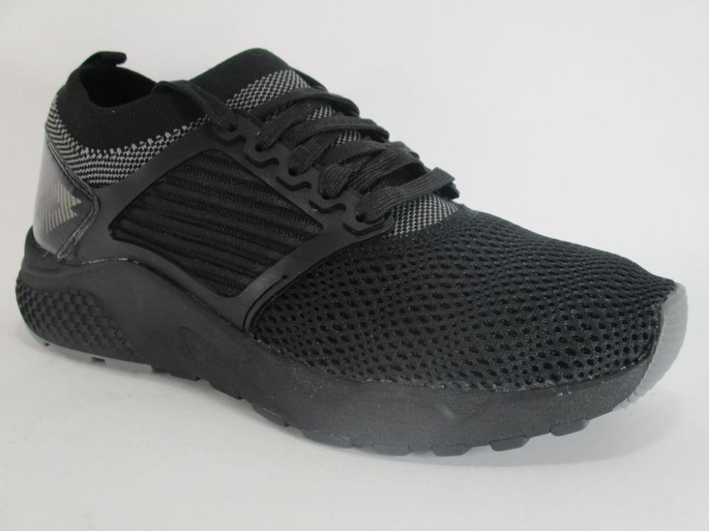 Scarpe da ginnastica Lotto Breeze UP T4037 nere da donna, vista prospetto