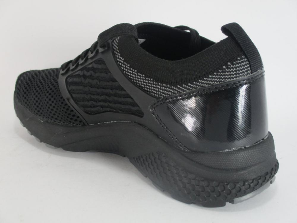 Scarpe da ginnastica Lotto Breeze UP T4037 nere da donna, vista prospetto interno retro