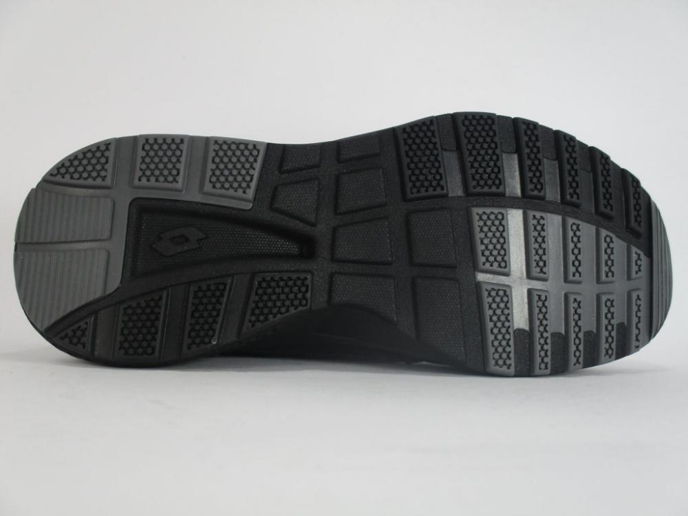 Scarpe da ginnastica Lotto Breeze UP T4037 nere da donna, vista sotto
