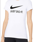 Nike T-shirt in jersey da donna W CI1383 100 bianco