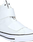 Converse scarpa sneakers in tela da donna con strappo Ctas Strap 164547C bianco