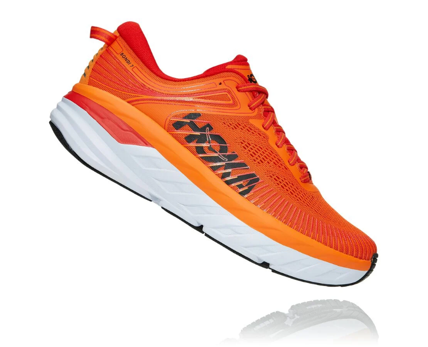 Hoka One One men&#39;s running shoe Bondi 7 1110518/POFS orange