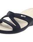 Crocs women's sandal with raised heel Patricia II 11661 blue-stucco