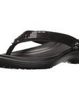 Crocs sandalo infradito da donna Capri V Sequin 204311 001 nero