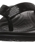 Crocs Capri V Sequin women's flip-flop sandal 204311 001 black