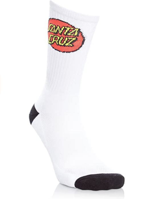 Santa Cruz calza Classic Dot Socks SCA-SCK-0115 black white