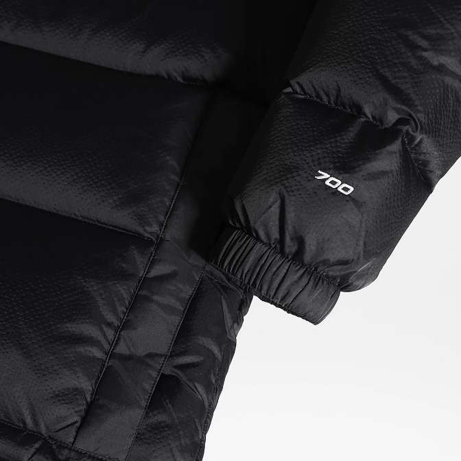 The North Face men&#39;s down jacket with hood Diablo Down Hood NF0A4M9LKX7 black