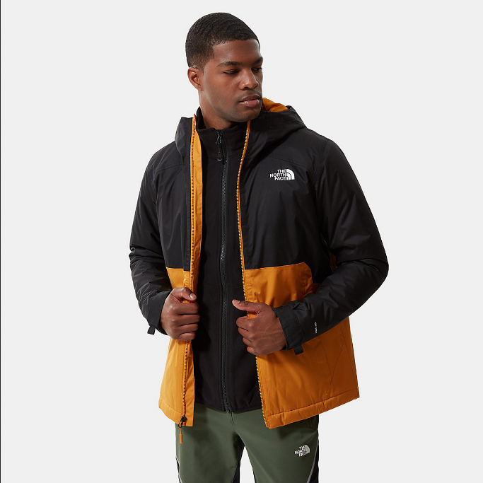 The North Face Jacket Millerton NF0A3YFIAUV citrine yellow-black