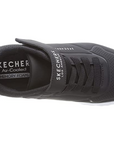Skechers boys' sneakers with elastic lace and velcro Uno Lite Vendox 403695L/BLK black