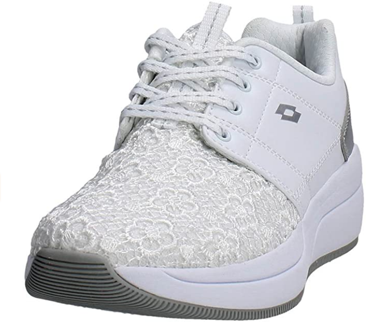 Lotto Iris II Amf S7660 white silver women&#39;s sneakers shoe