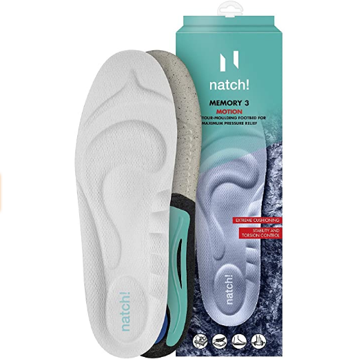 Natch! Memory 3 Motion 9042 gray insole