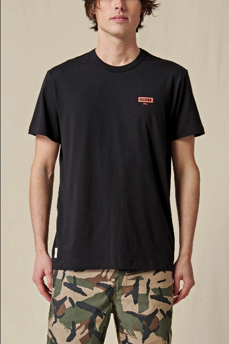 Globe maglietta manica corta da uomo Living Low Velocity Tee GB02130000-BLK nero