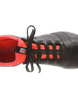 Puma scarpa da calcio con calzino da uomo One 18.3 104536 01 nero-argento-rosso