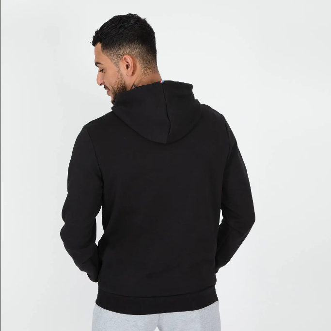 Le Coq Sportif Men&#39;s cotton hoodie ESS N°1 M 2210363 black