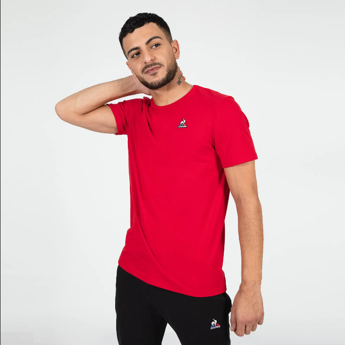 Le Coq Sportif Short Sleeve T-shirt 2120203 pur rouge