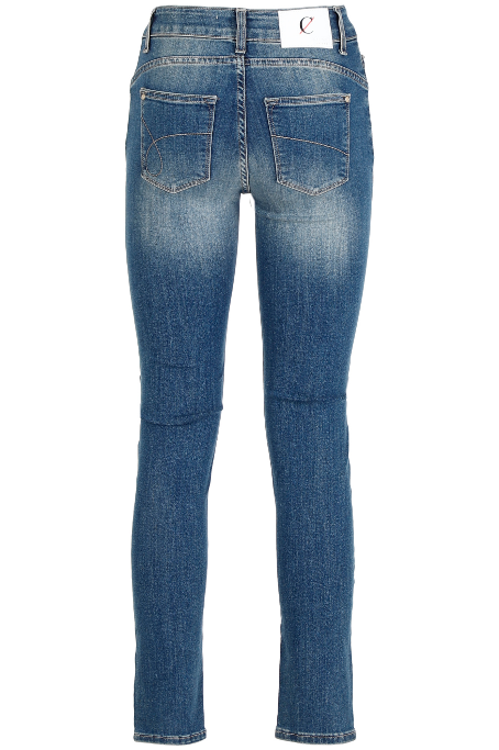 CafèNoir Denim Audrey Slim jeans trousers C7JJ3060 B007 medium light blue