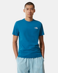 The North Face men's short sleeve t-shirt Simple Dome NF0A2TX5M191 light blue