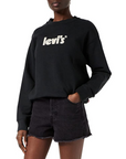 Levi's Women's Crewneck Sweatshirt with Logo 5400970677274 black