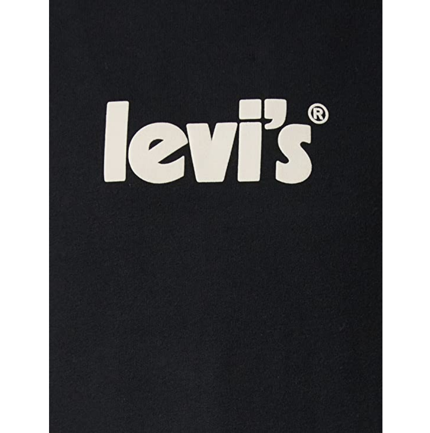 Levi&#39;s Women&#39;s Crewneck Sweatshirt with Logo 5400970677274 black
