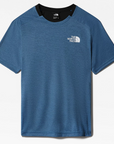 The North Face Men's Mountain Athletics Short Sleeve T-shirt NF0A5IEU5V9 banff blue dark heather-black