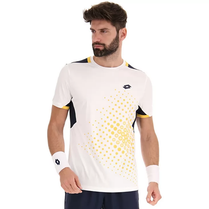 Lotto Top IV Tee 1 217340 1Q5 bright white-navy blue