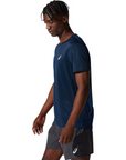 Asics technical running t-shirt for men Core SS Top 2011C341 401 blue