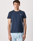 Pepe Jeans short sleeve t-shirt Original Basic T-shirt PM508212 595 navy