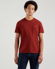 Levi's men's short sleeve t-shirt Housemark Original 566050118 brick