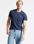 Levi's Original Little Logo men's short-sleeved crew-neck t-shirt 566050017 blue