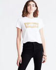 Levi's short sleeve t-shirt The Perfect 173690453 white-gold