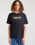 Levi's Crewneck T-shirt with Logo, comfortable fit 161430474 caviar-black
