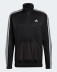 Adidas Tuta sportiva da uomo Aeroready Tricot Quarter Zip HE2233 nero bianco