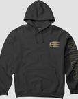 Etnies sweatshirt with hood and kangaroo pocket Joslin Pullover black-gold