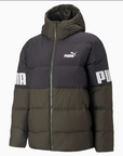 Puma men's down jacket with hood 849335 70 forest night