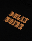 Dolly Noire Felpa da uomo con cappuccio Letter Block Hoodie SW190-SA-01 Black