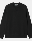 Carhartt men's crewneck sweatshirt 1026383 00F black gold