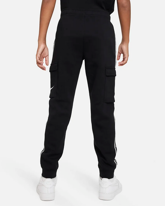 Nike Boys&#39; sports trousers with pockets Sportswear Repeat FD0310-011 black