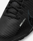Nike Boys' soccer shoe Mercurial Vapor 15 Club Turf DJ5956 001 black-white