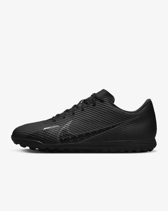 Nike men&#39;s soccer shoe Mercurial Vapor 15 Club Turf DJ5968 001 black-yellow-dark gray