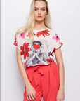 Gaudì Short sleeve women's t-shirt with Mikimono Lady Love print 311BD64040 fantasy