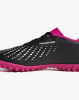 Adidas scarpa da Calcetto da ragazzo unisex Predator Accuracy.4 TF GW7085 nero-bianco-rosa