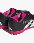 Adidas scarpa da Calcetto da ragazzo unisex Predator Accuracy.4 TF GW7085 nero-bianco-rosa